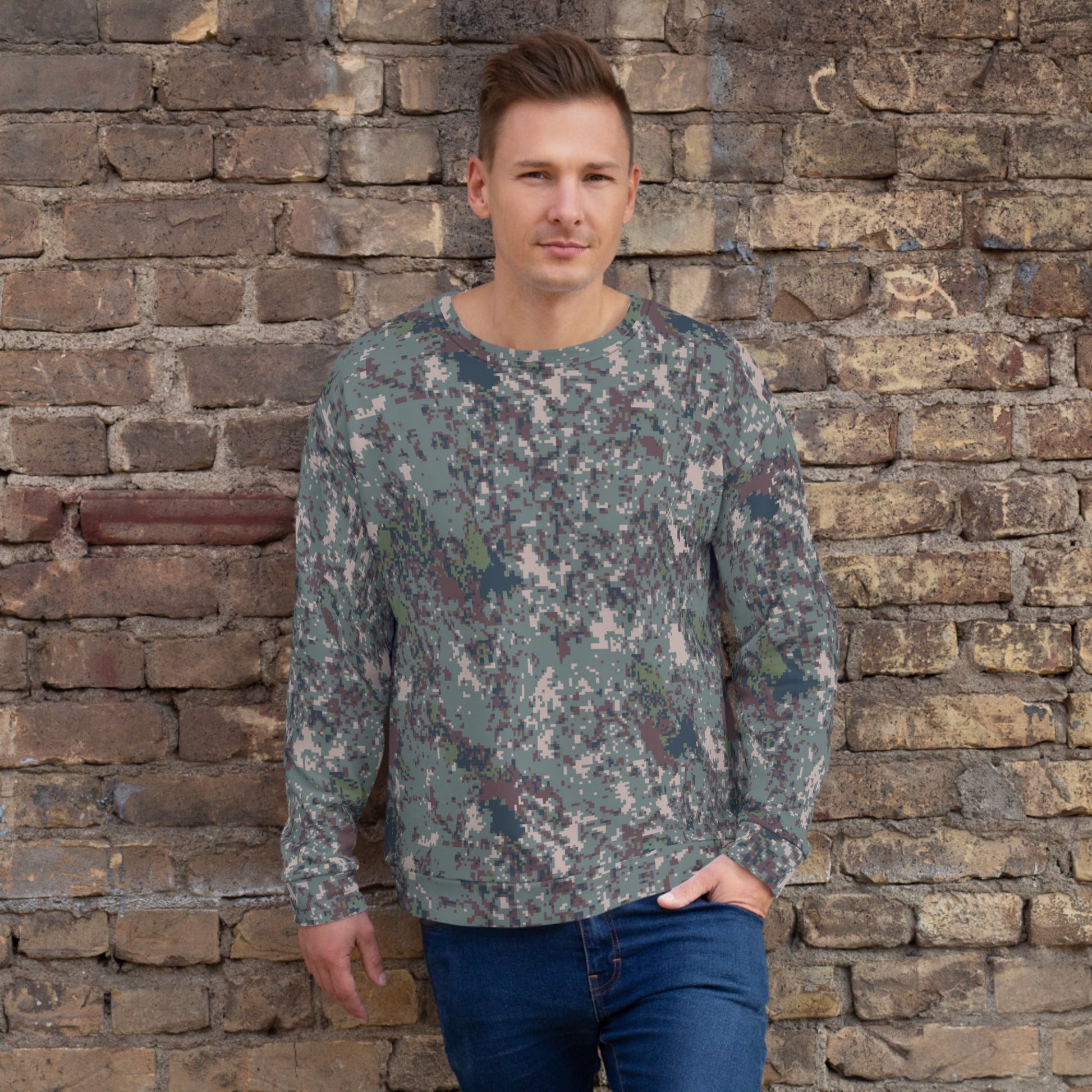 South Korean ROK Digital Granite CAMO Unisex Sweatshirt - XS