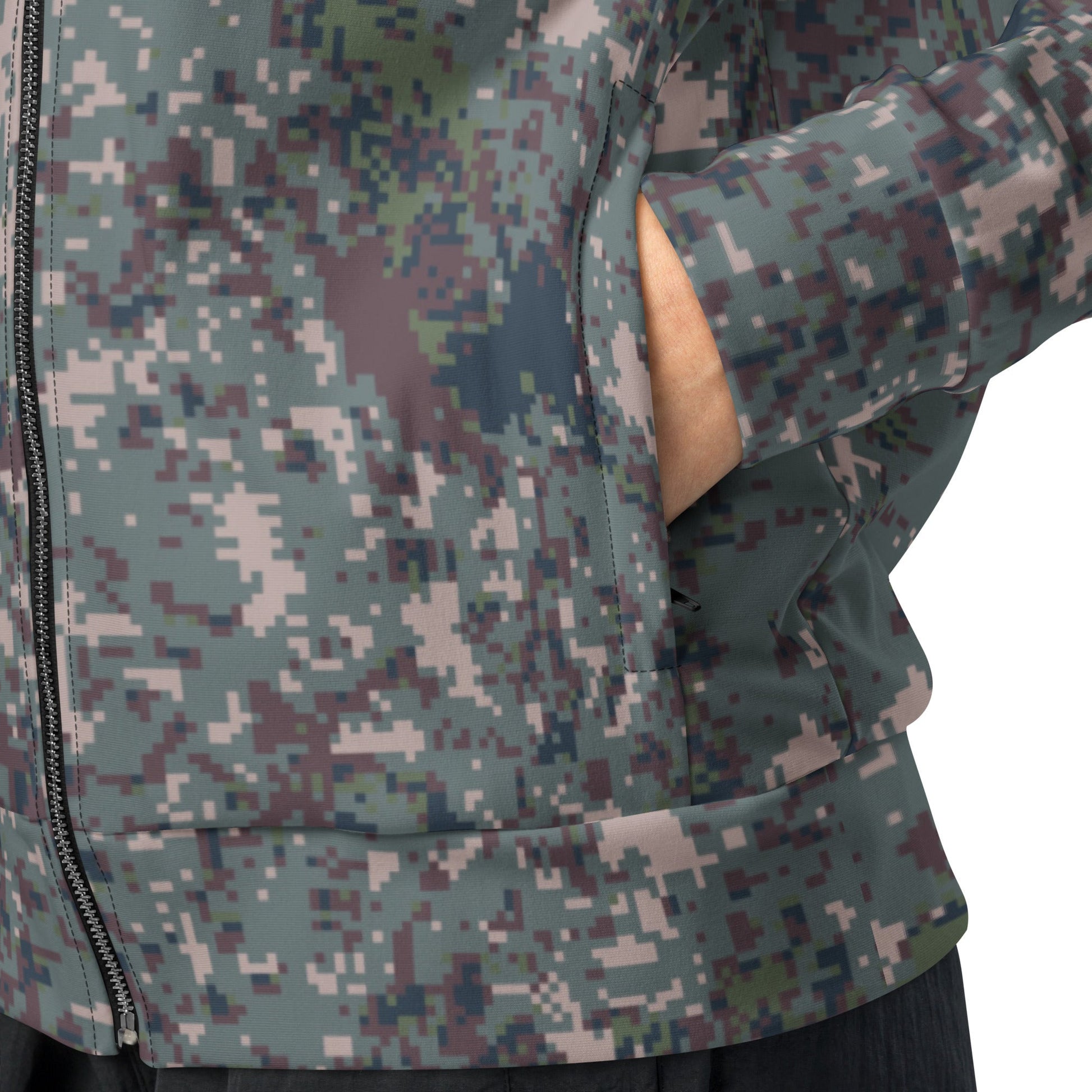South Korean ROK Digital Granite CAMO Unisex track jacket - Track Jackets