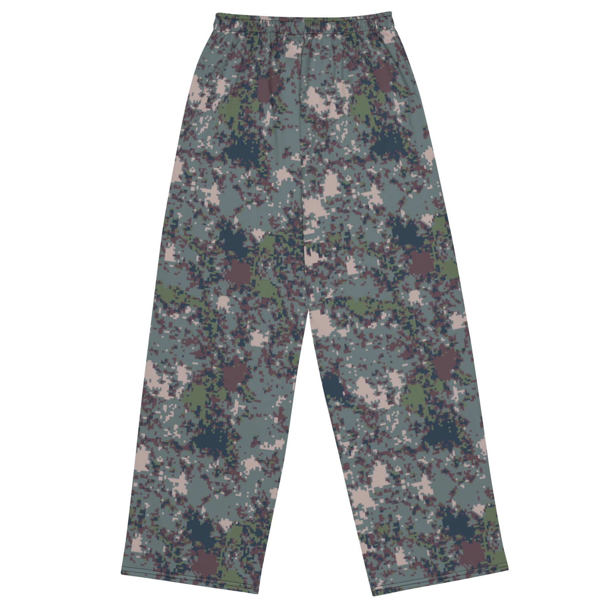 South Korean ROK Digital Granite CAMO unisex wide-leg pants - Wide-leg Pants