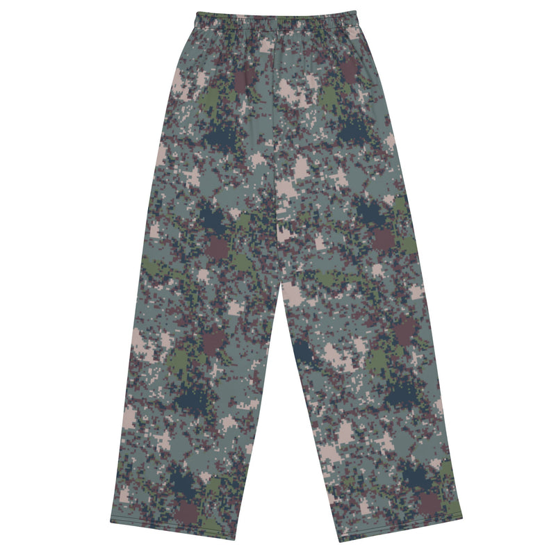 Digital Granite South Korean CAMO Unisex Wide-Leg Leisure Pants - Pant