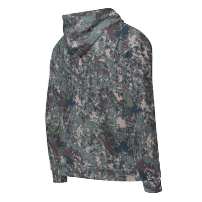 South Korean ROK Digital Granite CAMO Unisex zip hoodie - Zip Hoodies