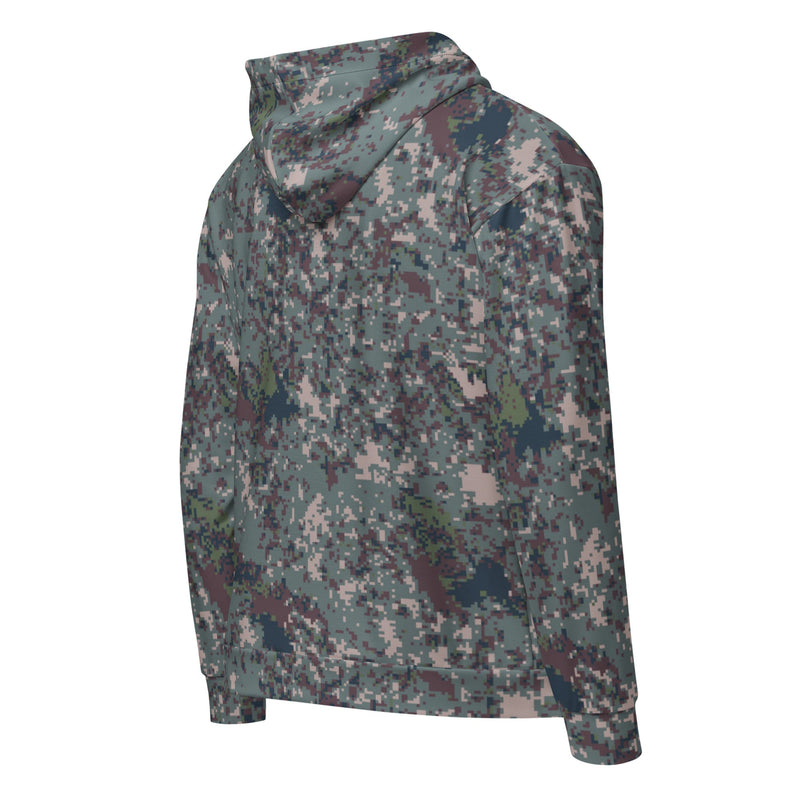 Digital Granite South Korean CAMO Unisex Zip Hoodie