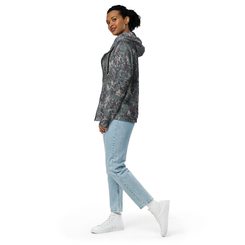 Digital Granite South Korean CAMO Unisex Zip Hoodie