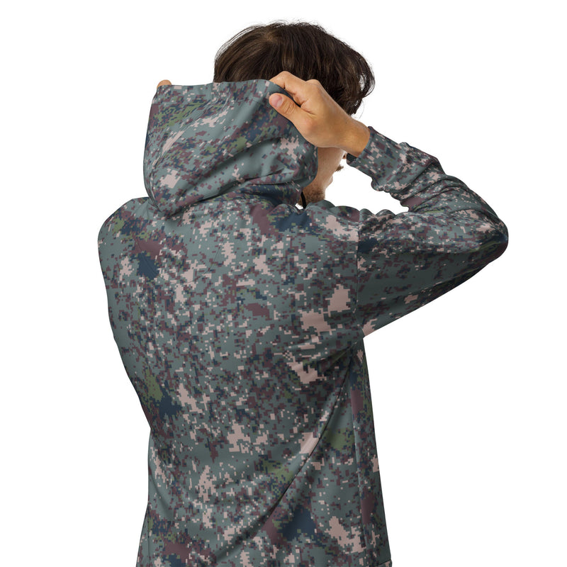 Digital Granite South Korean CAMO Unisex Zip Hoodie