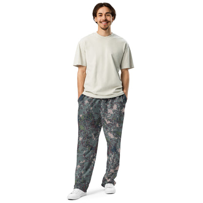 South Korean ROK Digital Granite CAMO Wide-leg joggers - Joggers