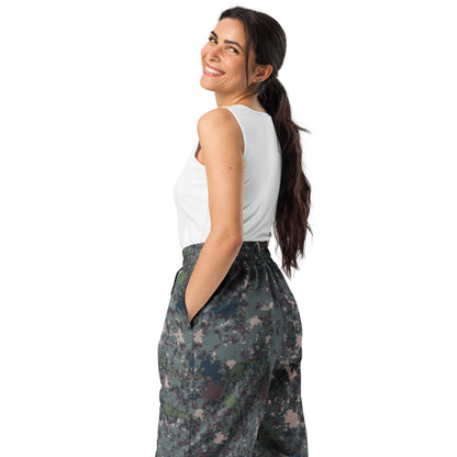 South Korean ROK Digital Granite CAMO Wide-leg joggers - Joggers