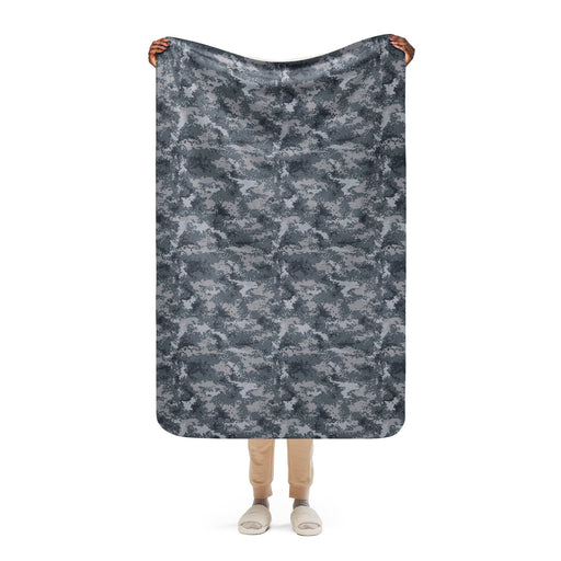 Digital Salvage & Rescue South Korean CAMO Sherpa Blanket - 37″×57″