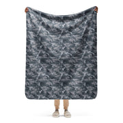Digital Salvage & Rescue South Korean CAMO Sherpa Blanket - 50″×60″