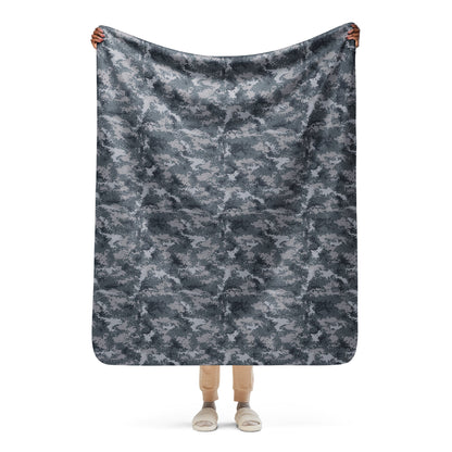 South Korean ROK Digital Salvage & Rescue CAMO Sherpa blanket - 50″×60″ - Blankets