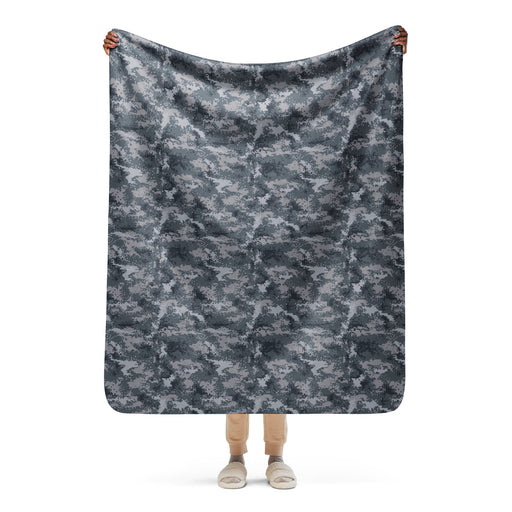 Digital Salvage & Rescue South Korean CAMO Sherpa Blanket - 50″×60″