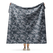 Digital Salvage & Rescue South Korean CAMO Sherpa Blanket - 60″×80″