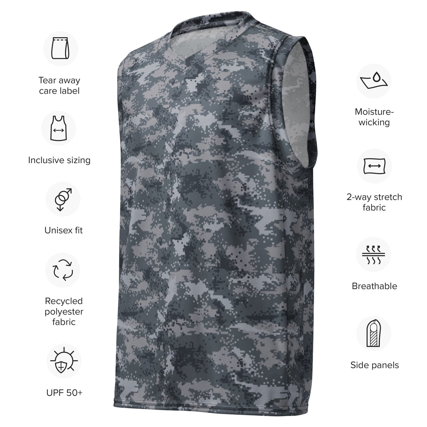 South Korean ROK Digital Salvage & Rescue CAMO unisex basketball jersey - Basketball Jerseys