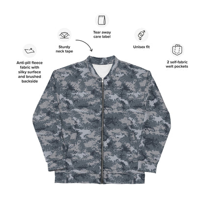 South Korean ROK Digital Salvage & Rescue CAMO Unisex Bomber Jacket - Jackets