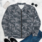 Digital Salvage & Rescue South Korean CAMO Unisex Bomber Jacket - XS