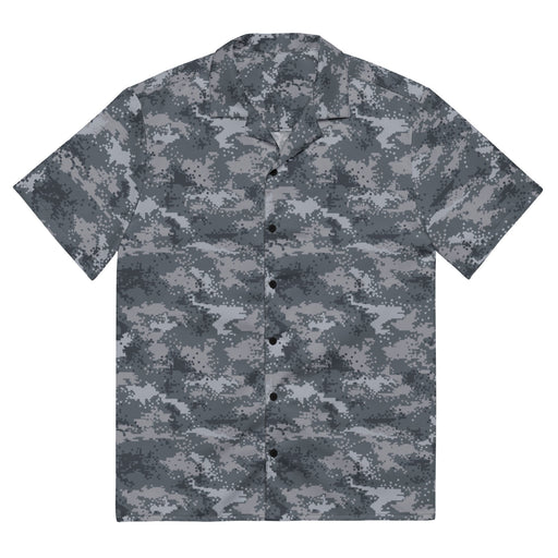 Digital Salvage & Rescue South Korean CAMO Unisex Short-Sleeve Button Shirt - 2XS - Button-Up