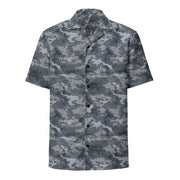 Digital Salvage & Rescue South Korean CAMO Unisex Short-Sleeve Button Shirt - Button-Up