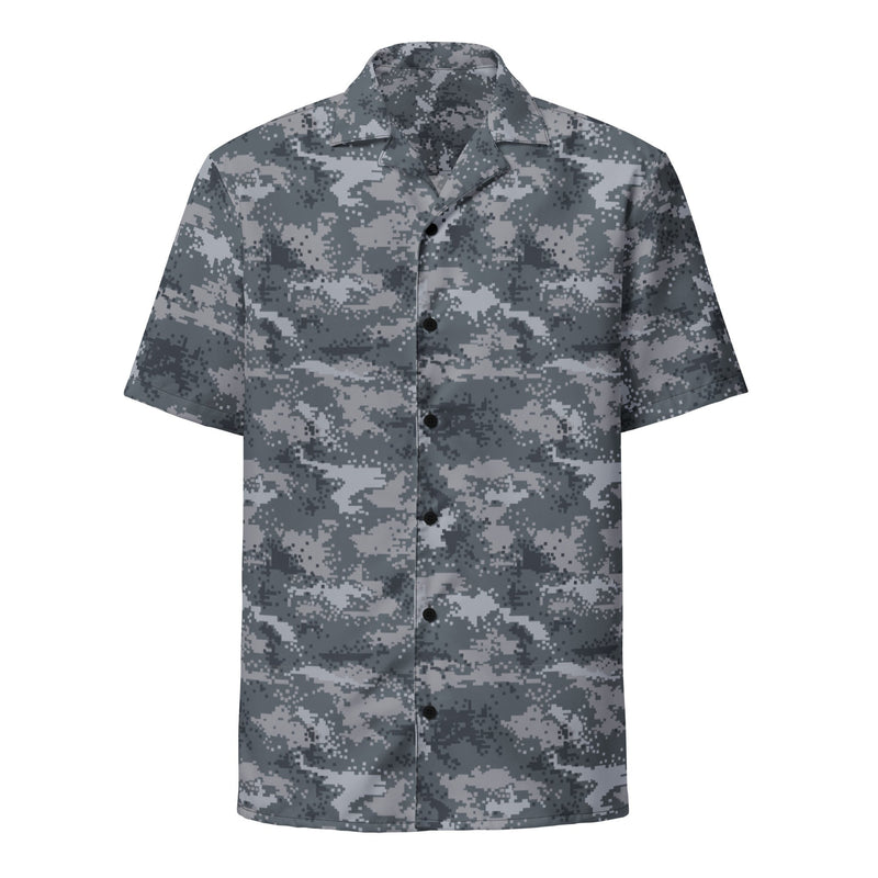 Digital Salvage & Rescue South Korean CAMO Unisex Short-Sleeve Button Shirt - Button-Up