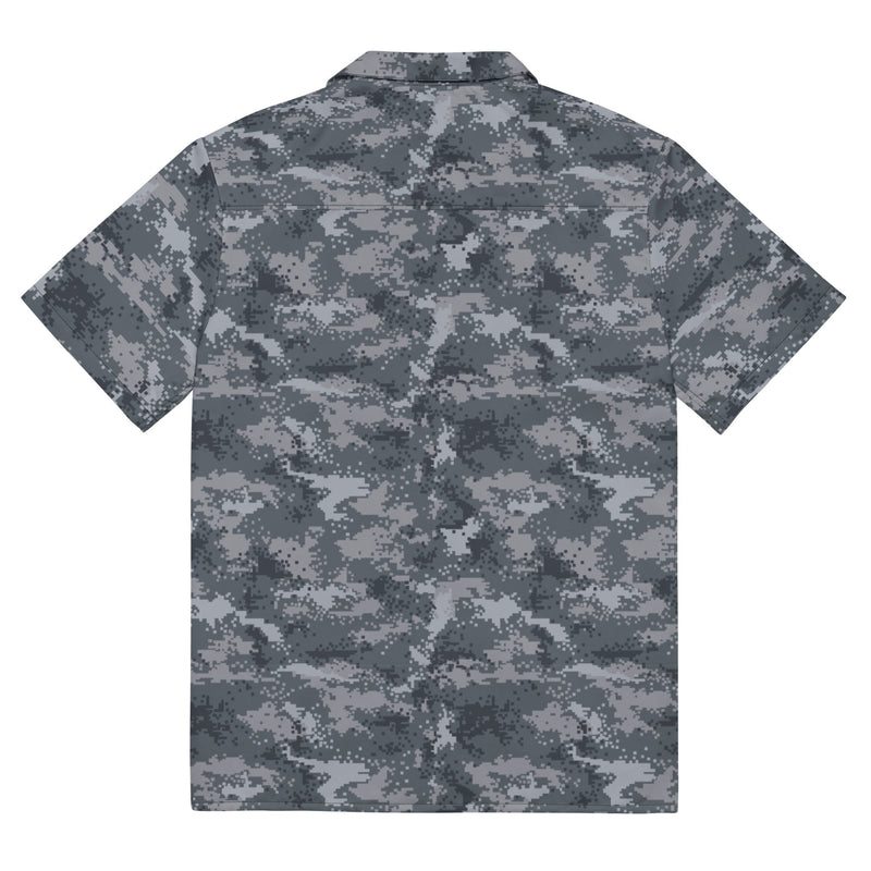 Digital Salvage & Rescue South Korean CAMO Unisex Short-Sleeve Button Shirt - Button-Up