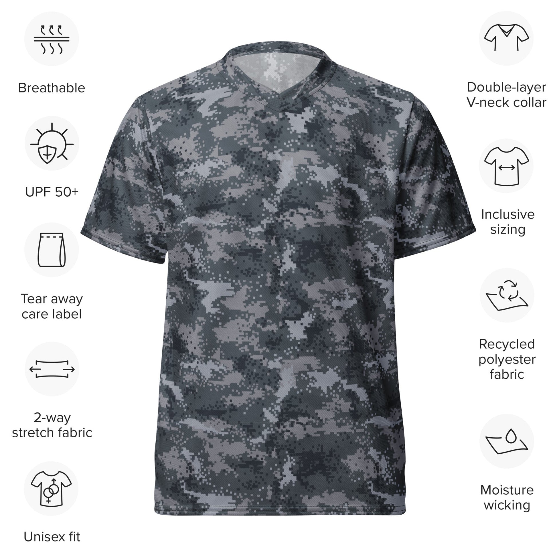 South Korean ROK Digital Salvage & Rescue CAMO unisex sports jersey - Sports Jerseys
