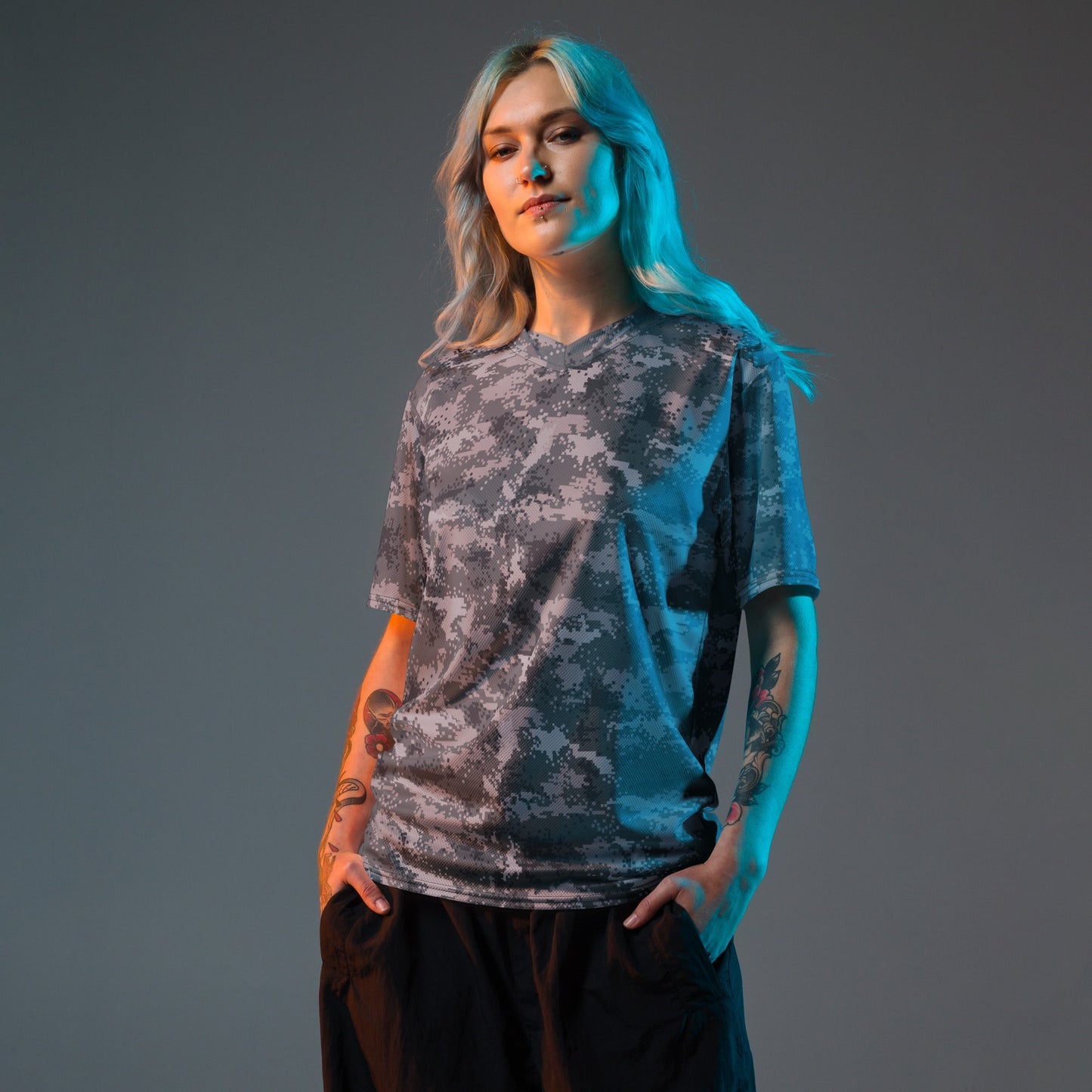 South Korean ROK Digital Salvage & Rescue CAMO unisex sports jersey - Sports Jerseys