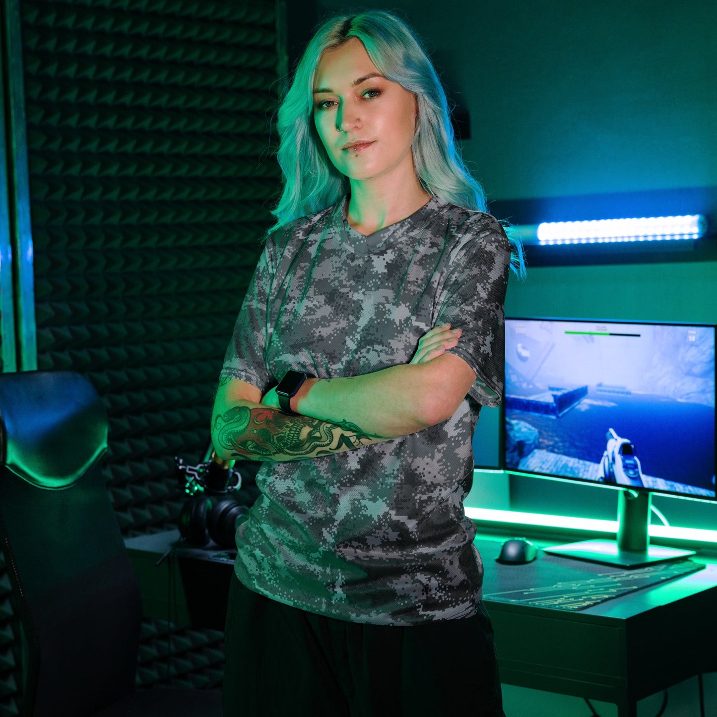 South Korean ROK Digital Salvage & Rescue CAMO unisex sports jersey - Sports Jerseys