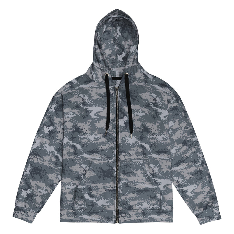Digital Salvage & Rescue South Korean CAMO Unisex Zip Hoodie - 2XS