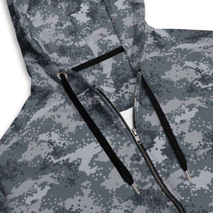 South Korean ROK Digital Salvage & Rescue CAMO Unisex zip hoodie - Zip Hoodies