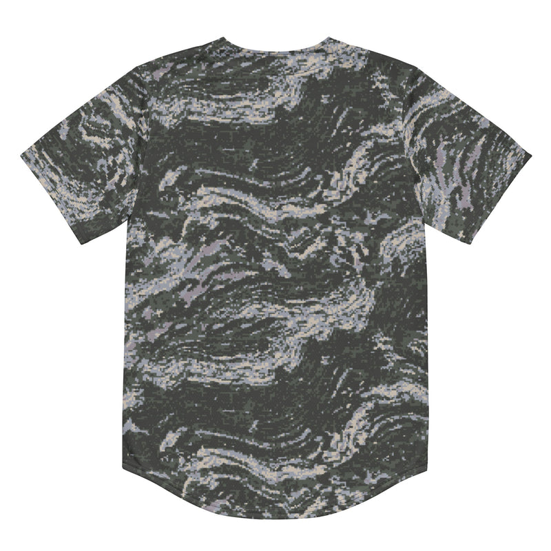 Tiger Stripe Korean Digital CAMO Unisex Baseball Jersey