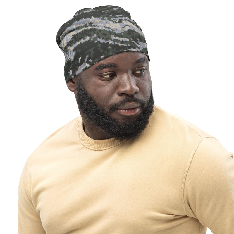 Tiger Stripe Korean Digital CAMO Beanie - Head