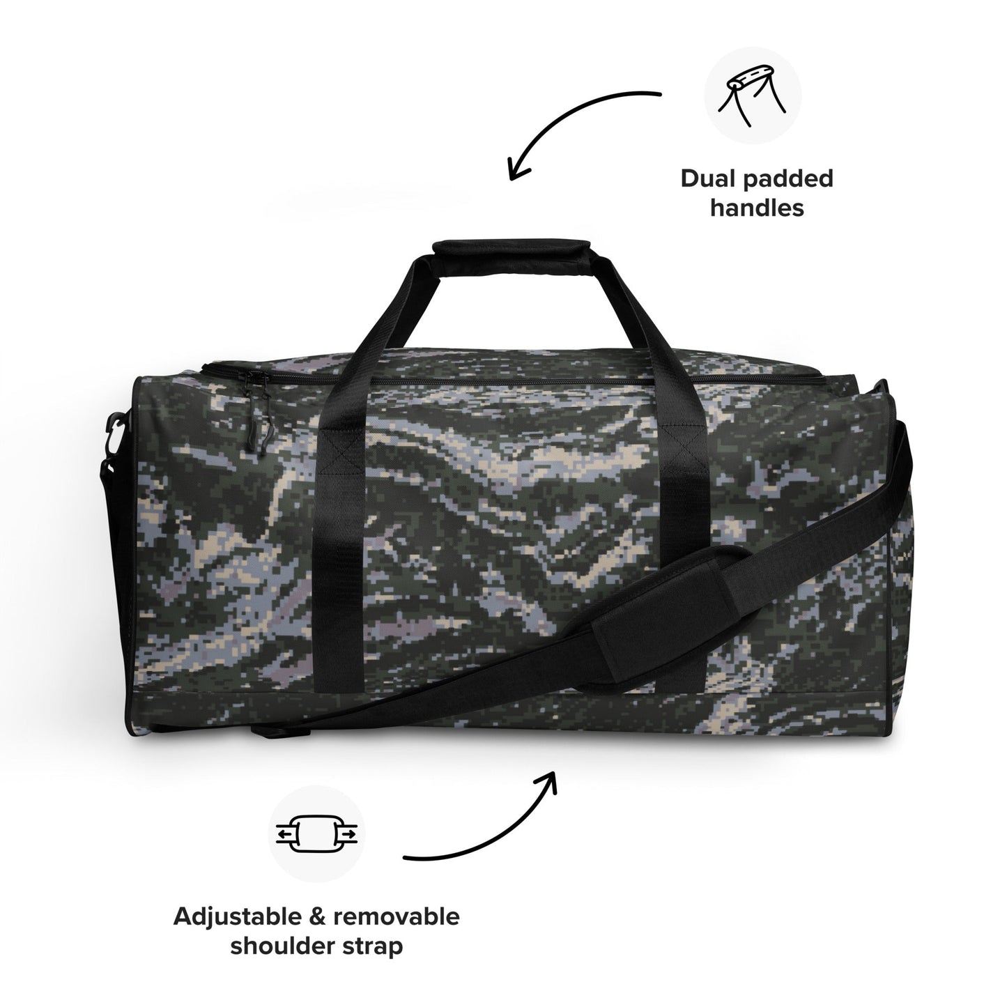 South Korean ROK Digital Tiger Stripe CAMO Duffle bag - Bags