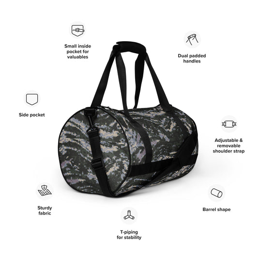 South Korean ROK Digital Tiger Stripe CAMO gym bag - Gym Bags