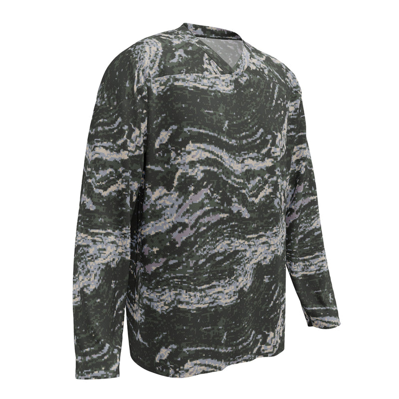 Tiger Stripe Korean Digital CAMO Unisex Hockey Fan Jersey