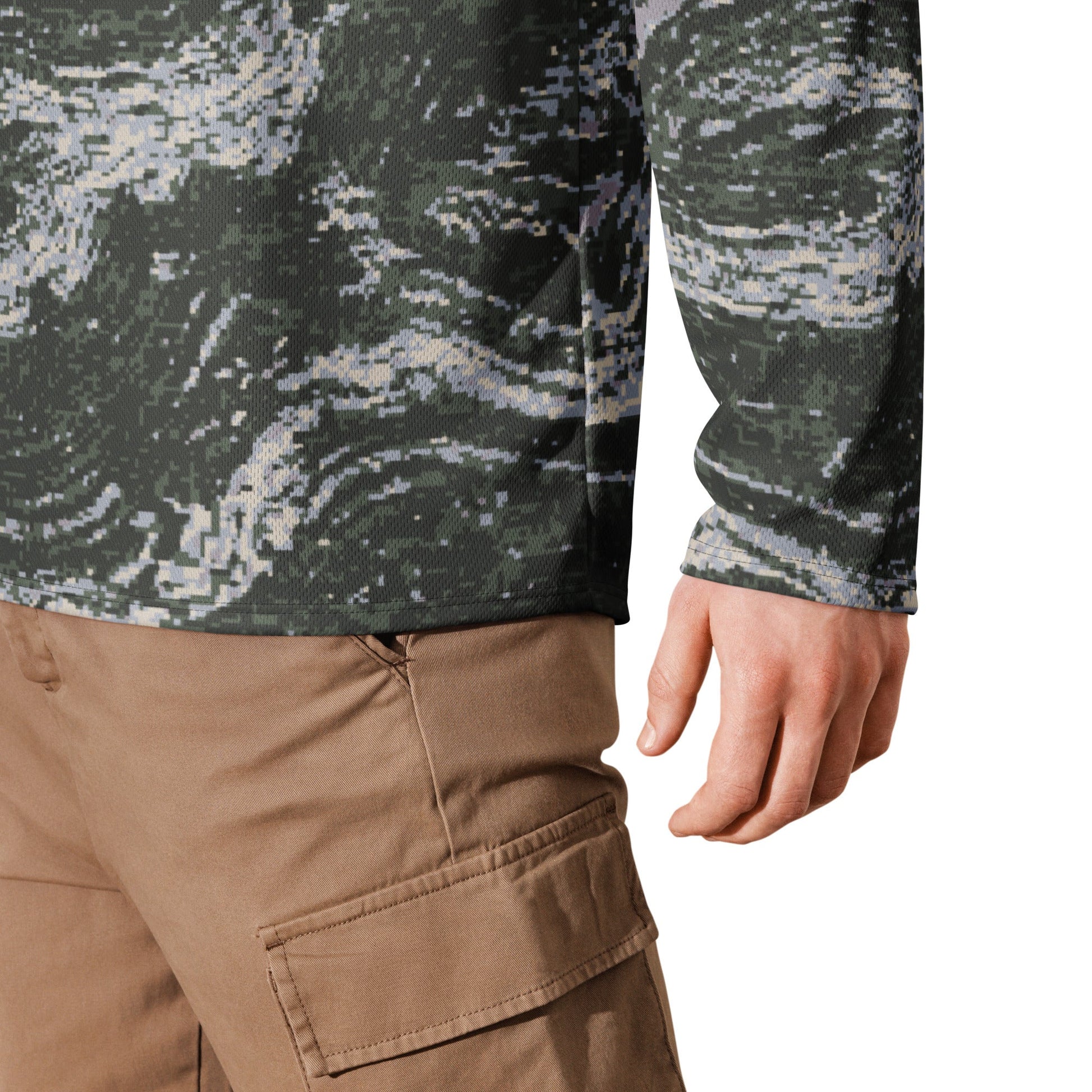 South Korean ROK Digital Tiger Stripe CAMO hockey fan jersey - Hockey Jerseys