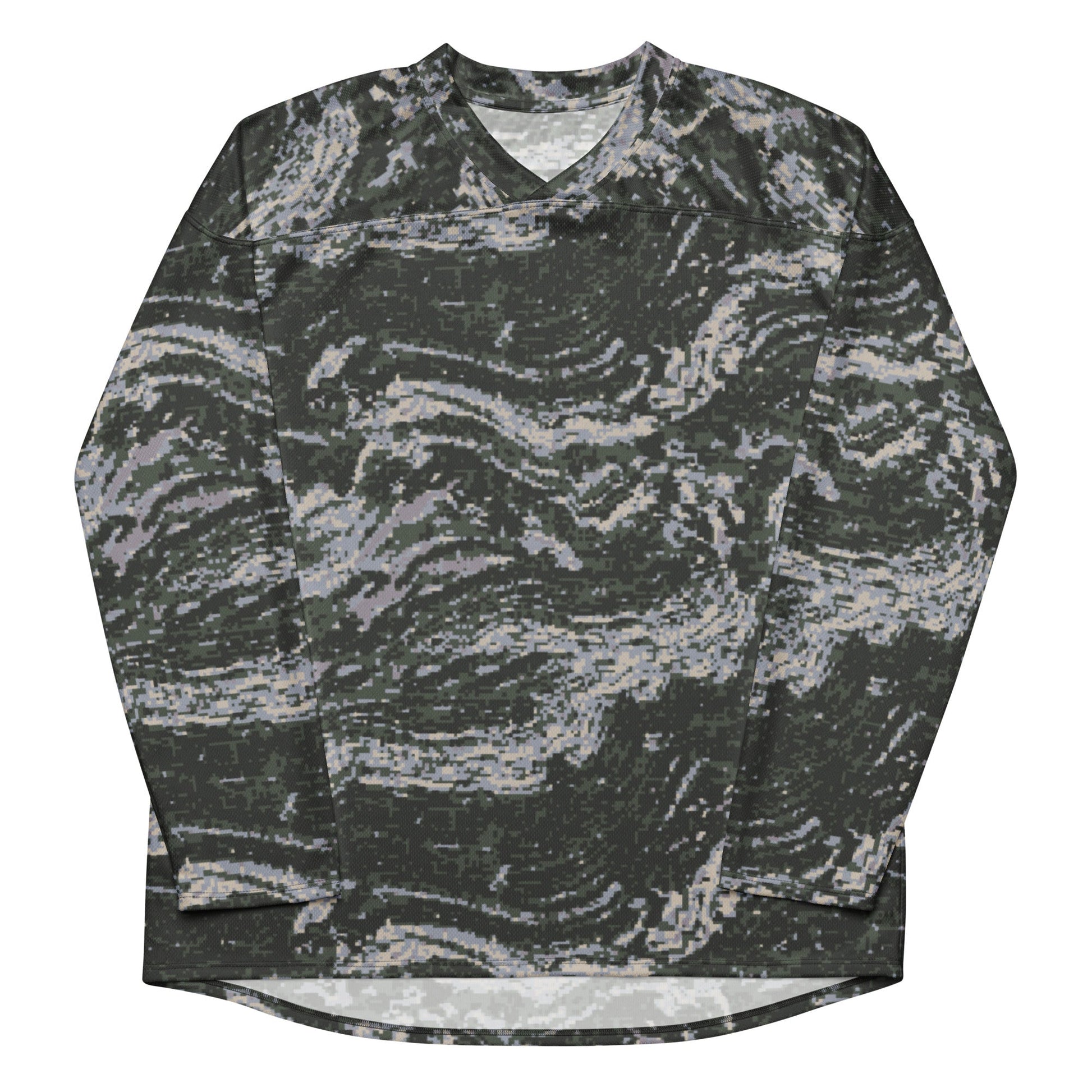 South Korean ROK Digital Tiger Stripe CAMO hockey fan jersey - Hockey Jerseys