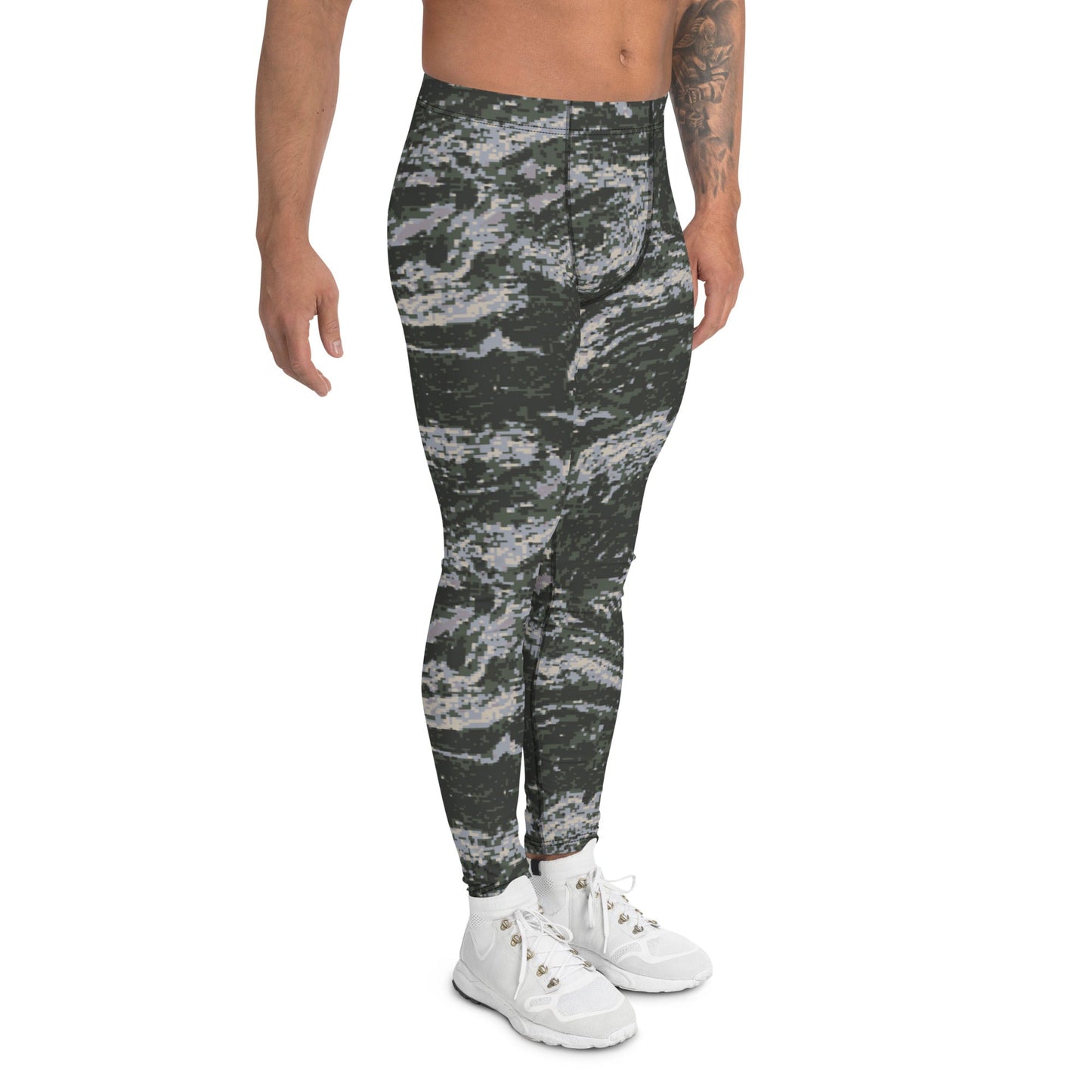 South Korean ROK Digital Tiger Stripe CAMO Mens Leggings