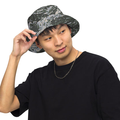 South Korean ROK Digital Tiger Stripe CAMO Reversible bucket hat - Bucket Hats