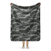 Tiger Stripe Korean Digital CAMO Sherpa Blanket - 50″×60″