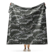 Tiger Stripe Korean Digital CAMO Sherpa Blanket - 60″×80″