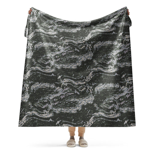 Tiger Stripe Korean Digital CAMO Sherpa Blanket - 60″×80″