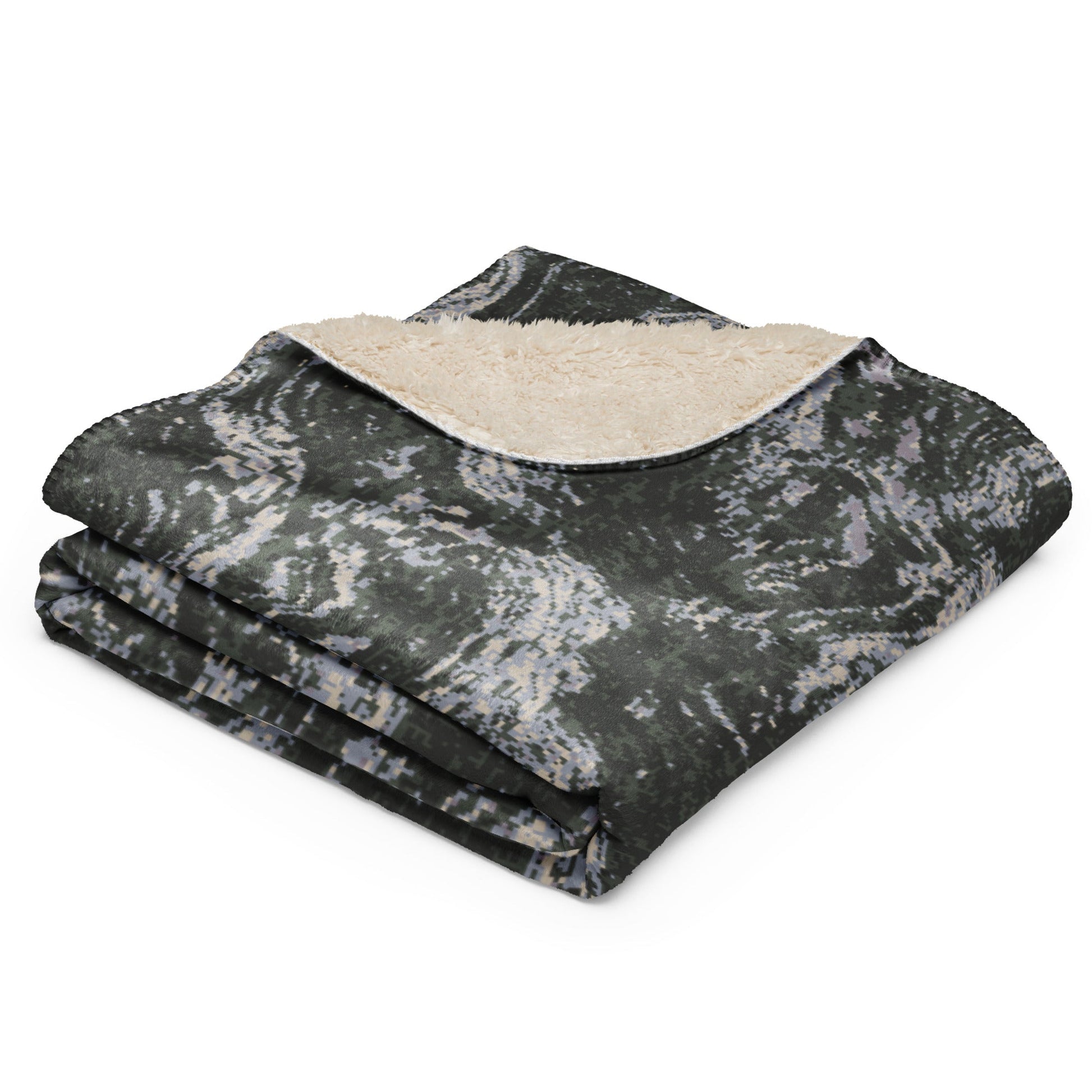 South Korean ROK Digital Tiger Stripe CAMO Sherpa blanket - Blankets