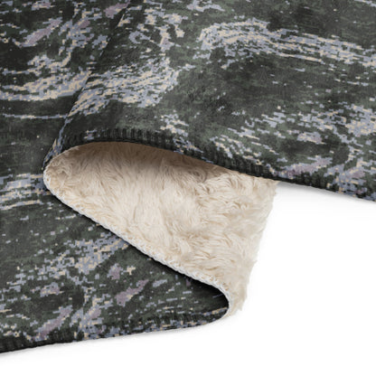 South Korean ROK Digital Tiger Stripe CAMO Sherpa blanket - Blankets