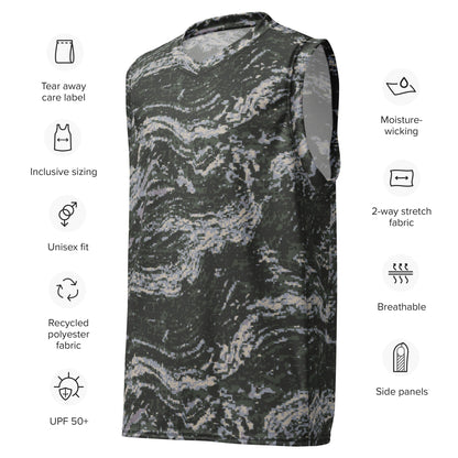 South Korean ROK Digital Tiger Stripe CAMO unisex basketball jersey - Basketball Jerseys