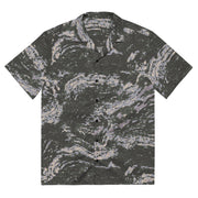 Tiger Stripe Korean Digital CAMO Unisex Short-Sleeve Button Shirt - 2XS - Button-Up