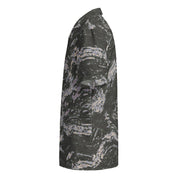 Tiger Stripe Korean Digital CAMO Unisex Short-Sleeve Button Shirt - Button-Up