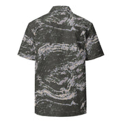 Tiger Stripe Korean Digital CAMO Unisex Short-Sleeve Button Shirt - Button-Up