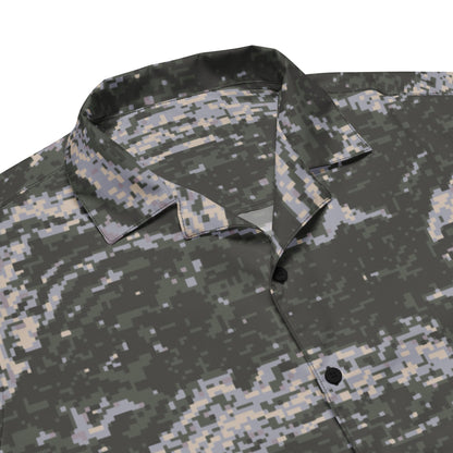 South Korean ROK Digital Tiger Stripe CAMO Unisex button shirt - Button Shirts