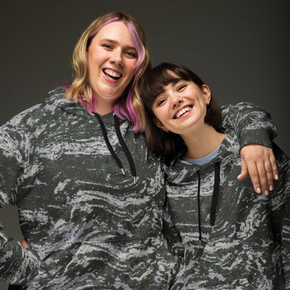 South Korean ROK Digital Tiger Stripe CAMO Unisex Hoodie - Hoodies