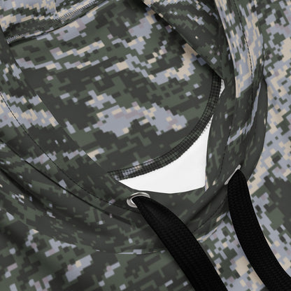 South Korean ROK Digital Tiger Stripe CAMO Unisex Hoodie - Hoodies