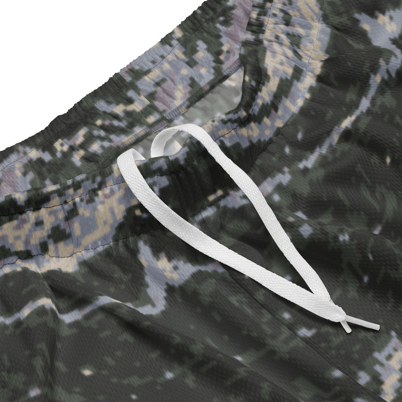 Tiger Stripe Korean Digital CAMO Unisex Mesh Shorts