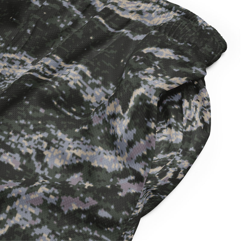 Tiger Stripe Korean Digital CAMO Unisex Mesh Shorts